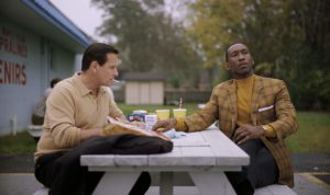 Viggo Mortensen and Mahershala Ali in Green Book 2018