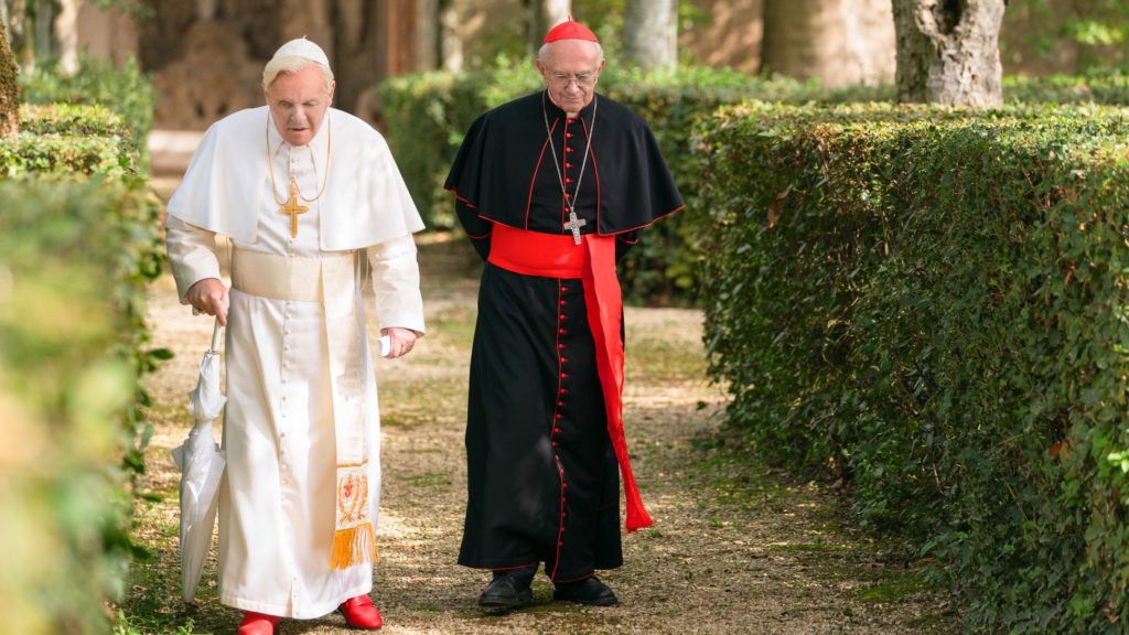 THE TWO POPES Dois Papas Jonathan Pryce Anthony Hopkins