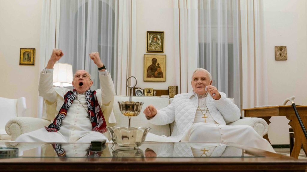 THE TWO POPES Dois Papas Jonathan Pryce Anthony Hopkins