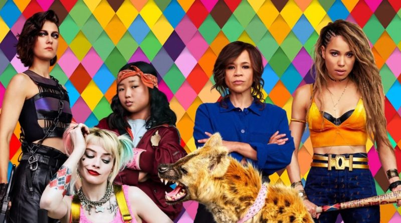 Rosie Perez, Jurnee Smollett-Bell, Mary Elizabeth Winstead, Margot Robbie, and Ella Jay Basco in Birds of Prey